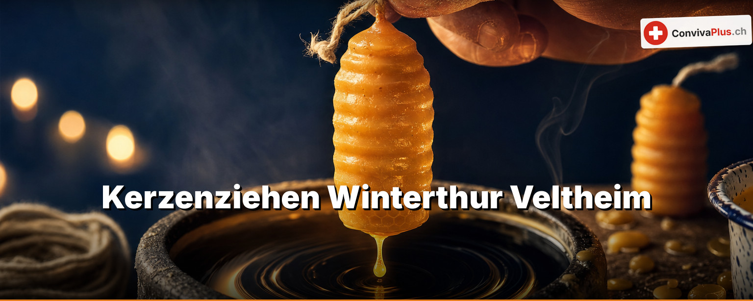 Kerzenziehen Winterthur: Hier brennt der erste Advents-Wachstopf des Landes