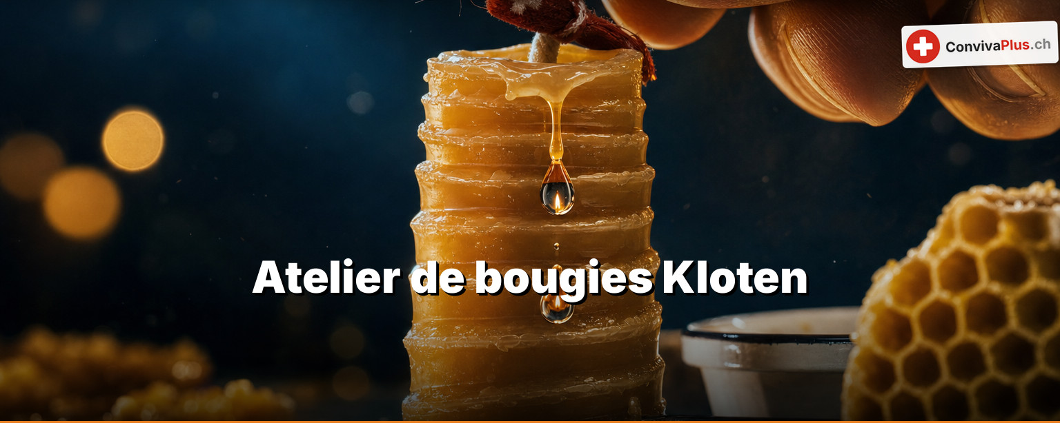 Bougies à Kloten : le bain de cire est sous la piscine couverte
