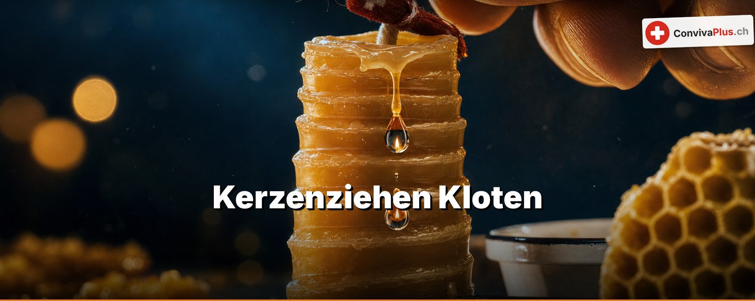 Kerzenziehen Kloten: Der Wachstopf steht unter dem Hallenbad