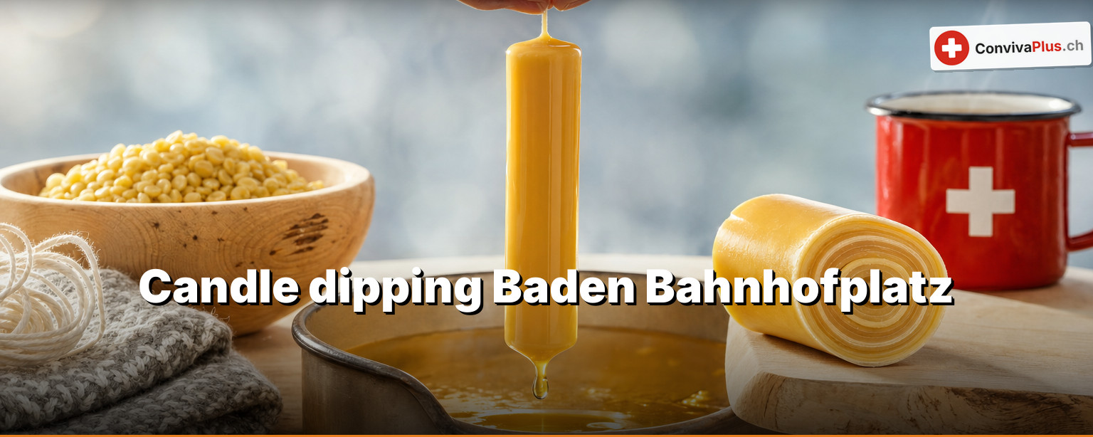 Candle dipping Baden: a charity that looks like an Advent activity