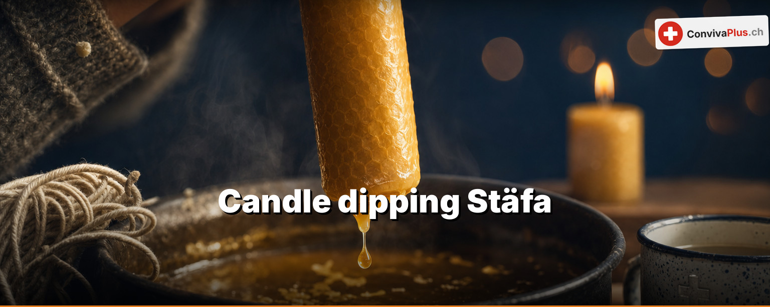 Stäfa candle dipping: after two years in a tent, back in the Goethekeller
