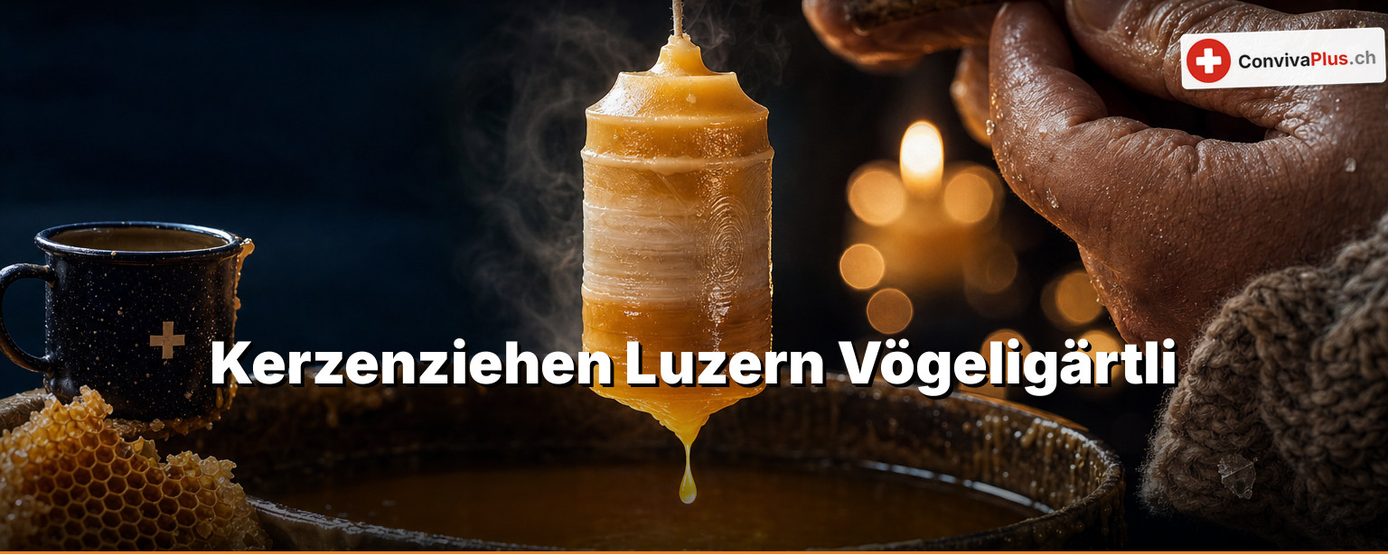 Kerzenziehen Luzern: Wo eineinhalb Tonnen Bienenwachs durch acht Töpfe gehen