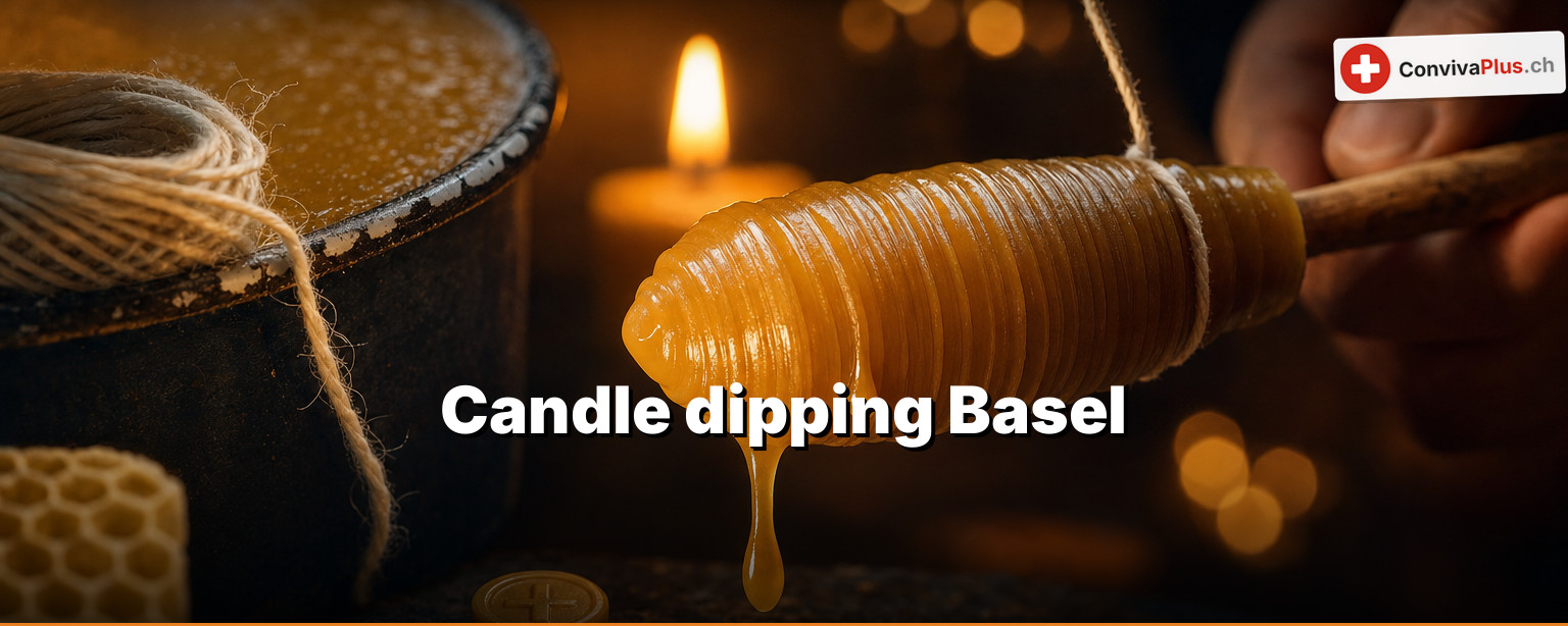 Candle dipping in Basel: four weeks of warm wax