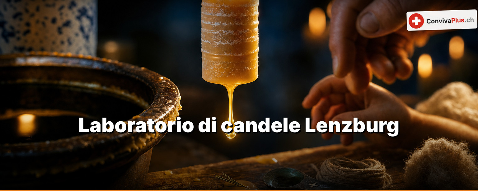 Candele a Lenzburg: l'unico luogo dove gli adulti colano lanterne