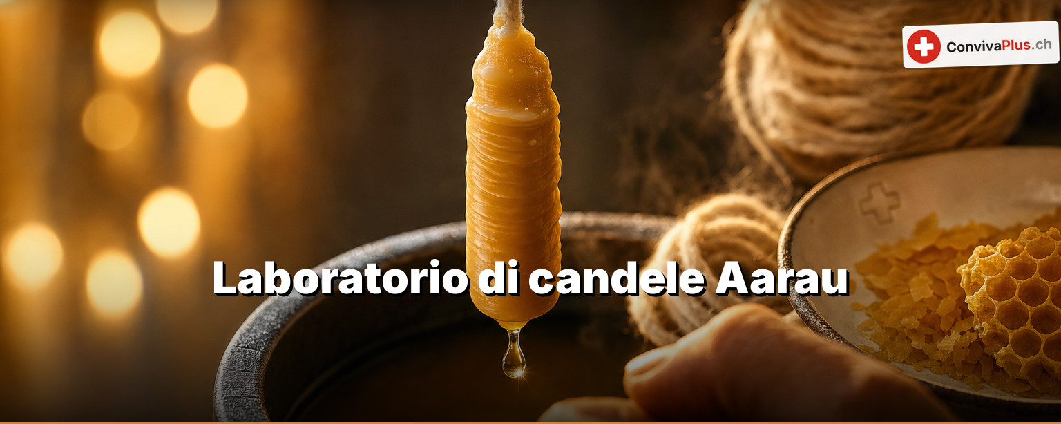 Candele fatte a mano ad Aarau: cinquant'anni, un'associazione, uno scopo
