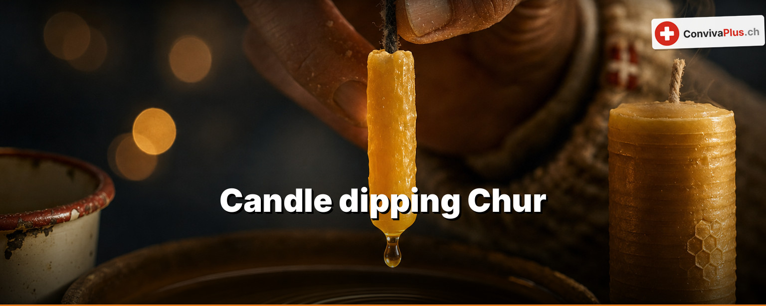Candle dipping in Chur: the session where the experts are the teenagers