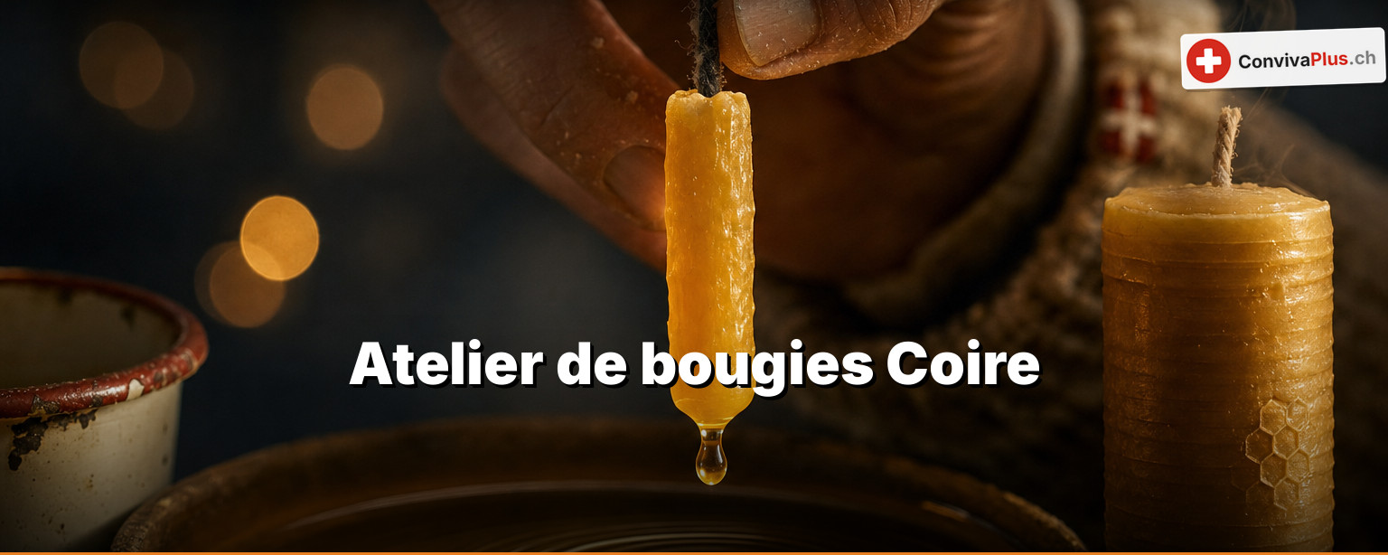 Bougies à la main à Coire : l'atelier où les spécialistes sont les jeunes