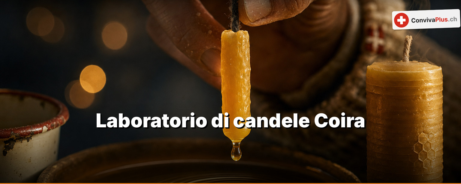 Candele fatte a mano a Coira: il laboratorio in cui gli esperti sono i giovani