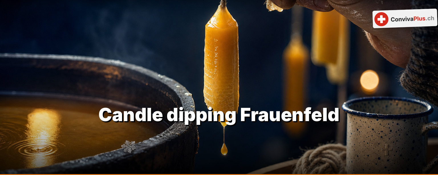 Candle dipping in Frauenfeld: where eastern Switzerland's season begins