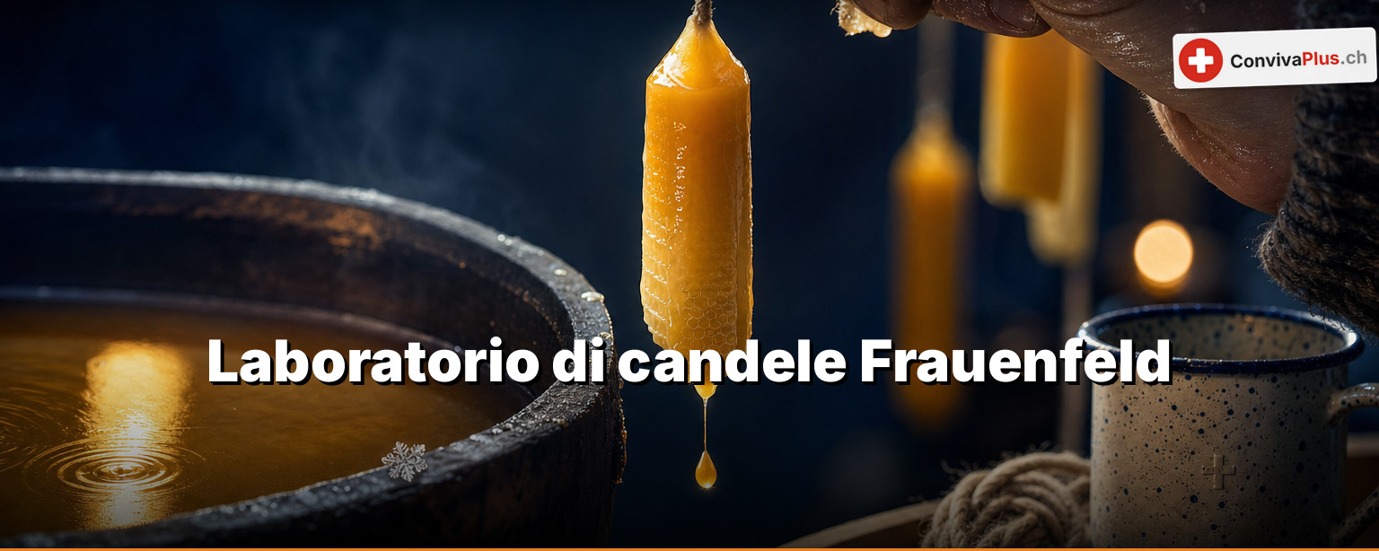 Candele fatte a mano a Frauenfeld: dove comincia la stagione fuori da Zurigo e Zugo