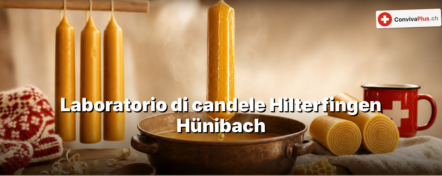 Candele a Hünibach: immergere la cera dove crescono le piantine