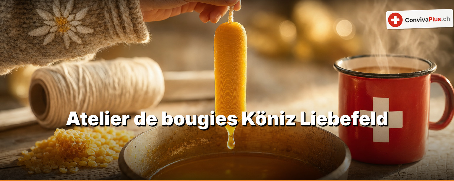 Bougies à Liebefeld : cinq jours de cire d'abeille, et le bénéfice va plus loin