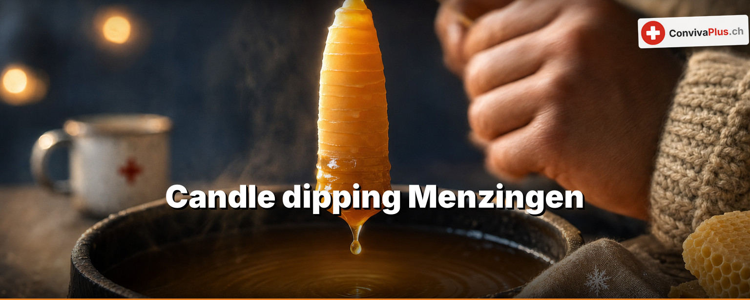 Candle dipping at the Sprützehüsli, Menzingen: the date is missing — the structure is not