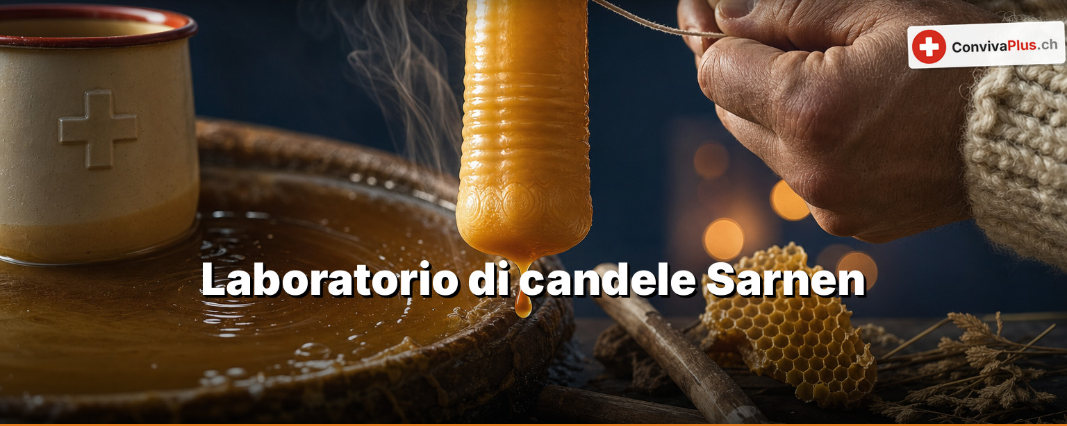Candele a Sarnen: due calderoni a pochi minuti a piedi