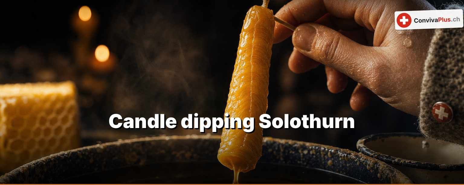 Candle dipping in Solothurn: the same parish twice, two opposite afternoons