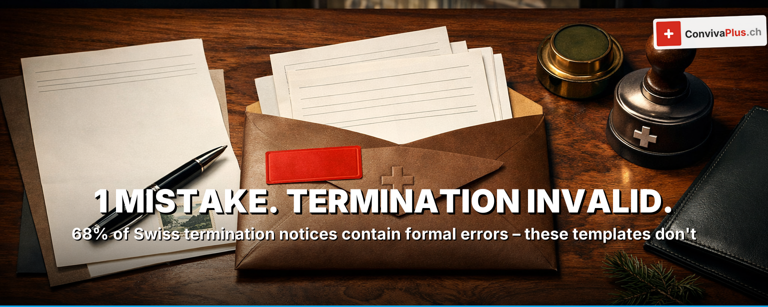 Kündigungsschreiben Schweiz: Kostenlose Muster Vorlagen für jede Kündigung