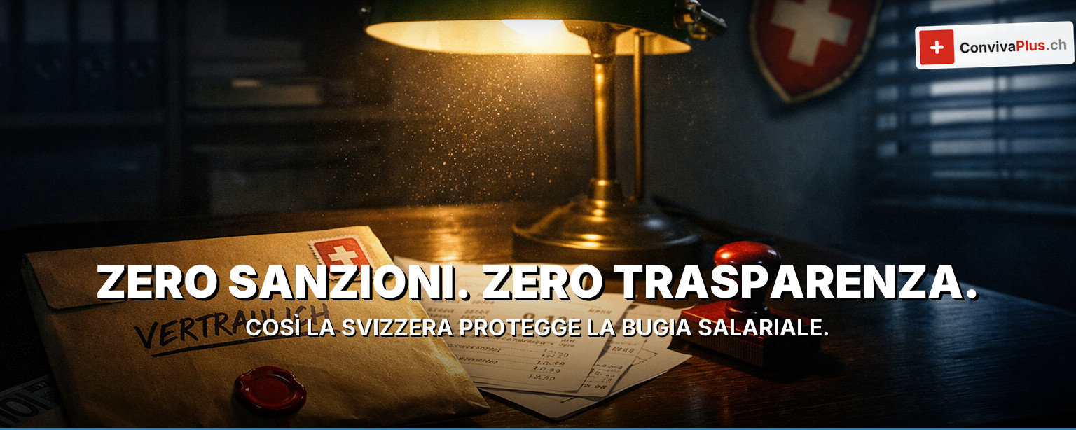 Trasparenza salariale Svizzera 2026: perché il tuo capo tiene segreto il tuo stipendio
