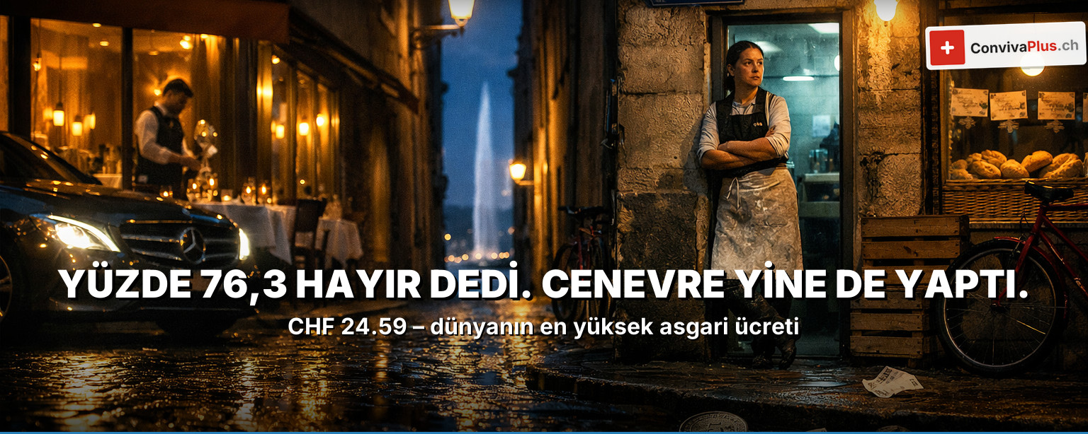 Asgari ücret İsviçre 2026: ulusal yok – ama 7 kanton öne çıkıyor