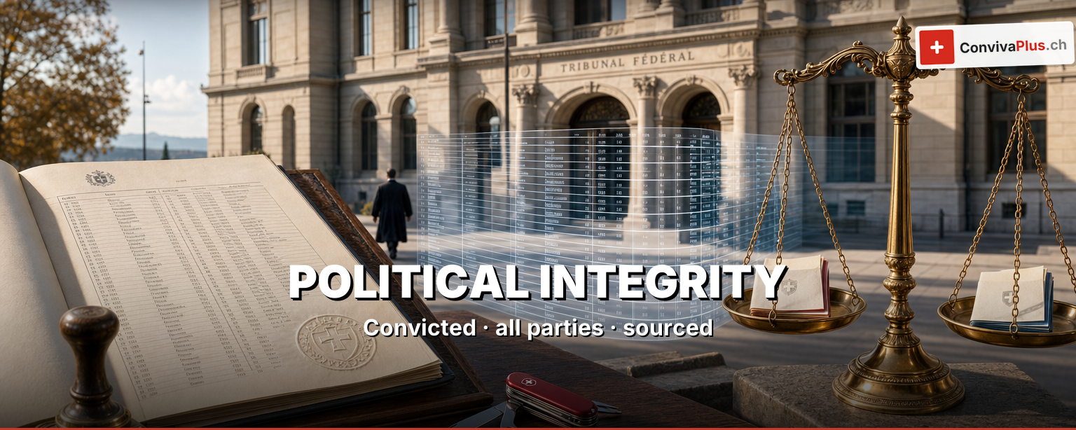 Swiss Politician Integrity Database — convicted officials