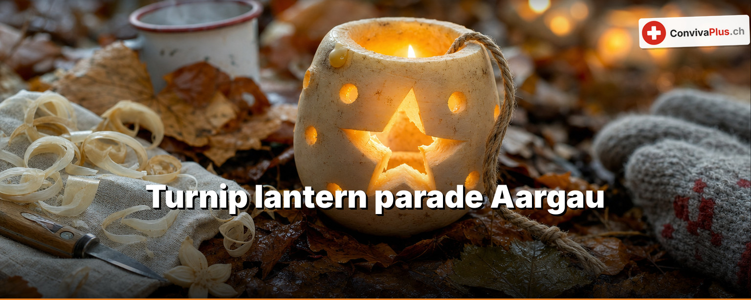 Turnip lantern parades in the canton of Aargau, 2026