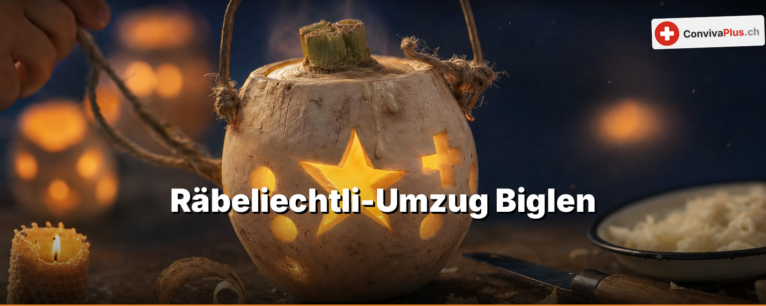 Räbeliechtli Biglen: Der eine Umzug, bei dem der Blick aufs Wetter zur Planung gehört
