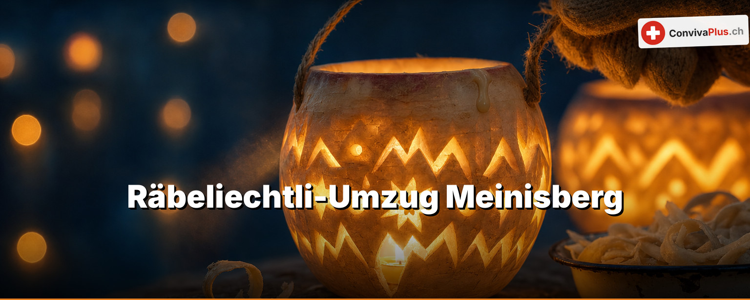 Räbeliechtli Meinisberg: Der Umzug, der die Laterne in den Namen schreibt