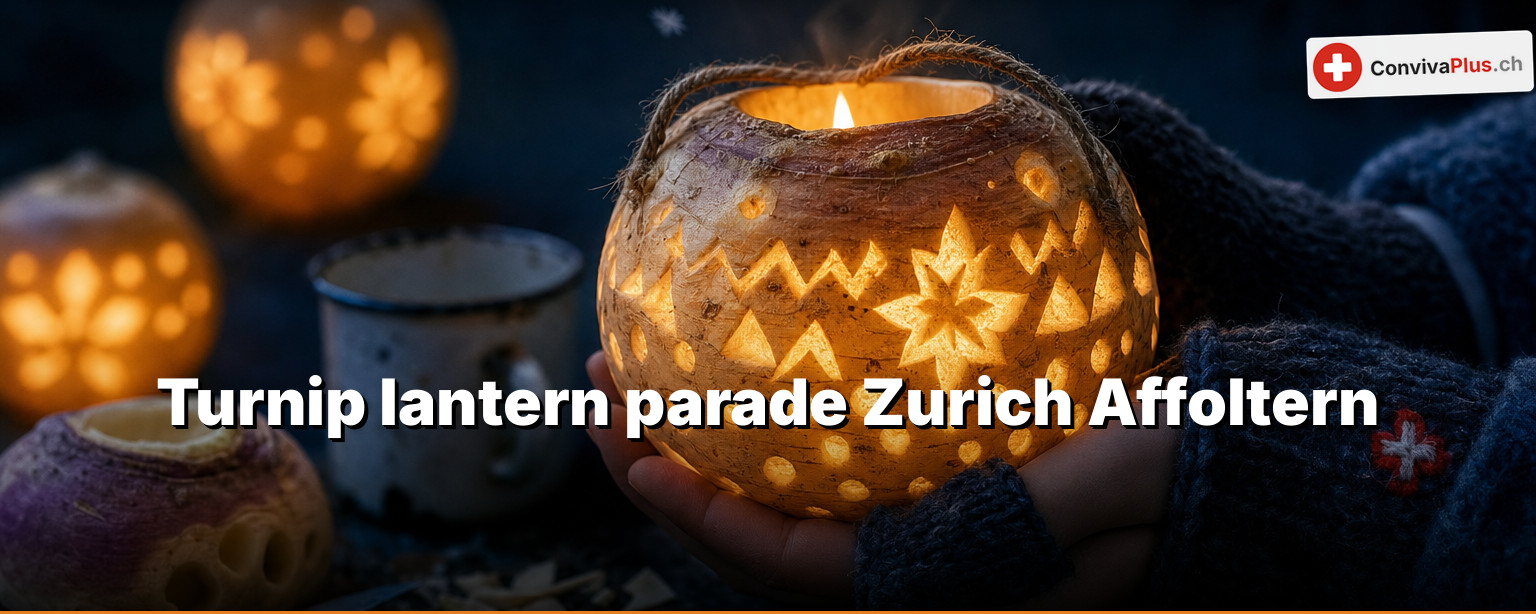 Affoltern turnip lantern parade: three parades at the same minute – you have to choose