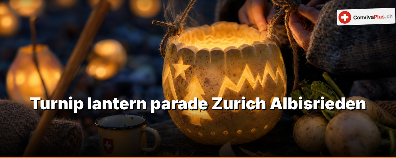 Albisrieden turnip lantern parade: the date that renews itself