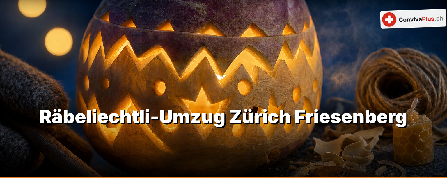 Räbeliechtli Friesenberg: Vier Umzüge, ein Platz – und das einzige Fackelverbot im Datensatz