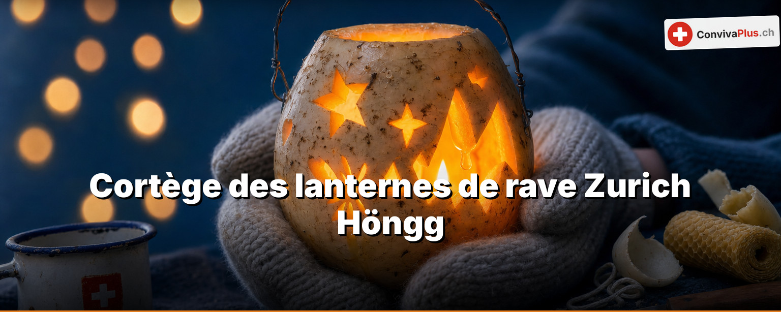 Cortège des lanternes de Höngg : cinq cortèges le samedi le plus chargé de la ville
