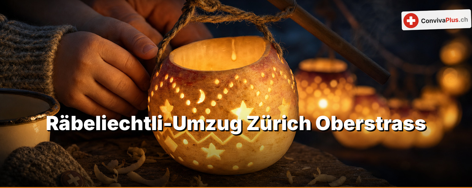 Räbeliechtli Oberstrass: Der einzige Umzug, der wirklich im Dunkeln losläuft