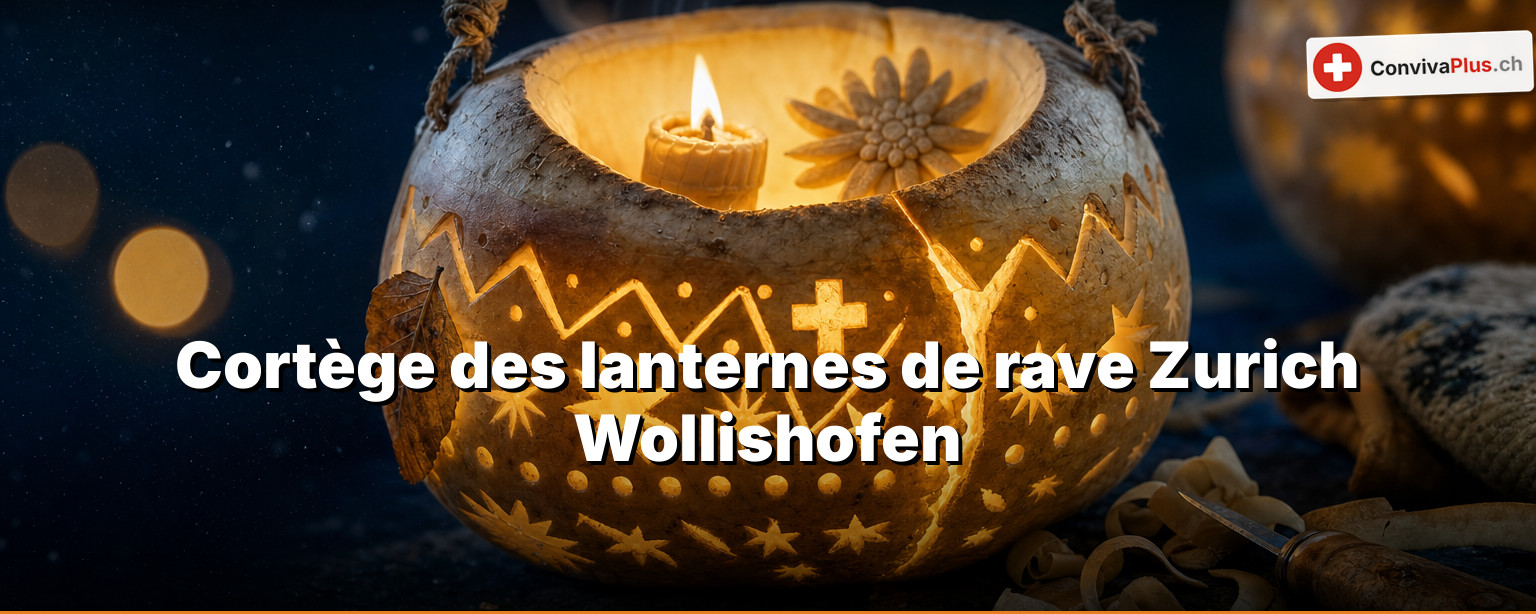 Cortège des lanternes de Wollishofen : 45 minutes, quatre rues, retour au point de départ — seul le jour manque