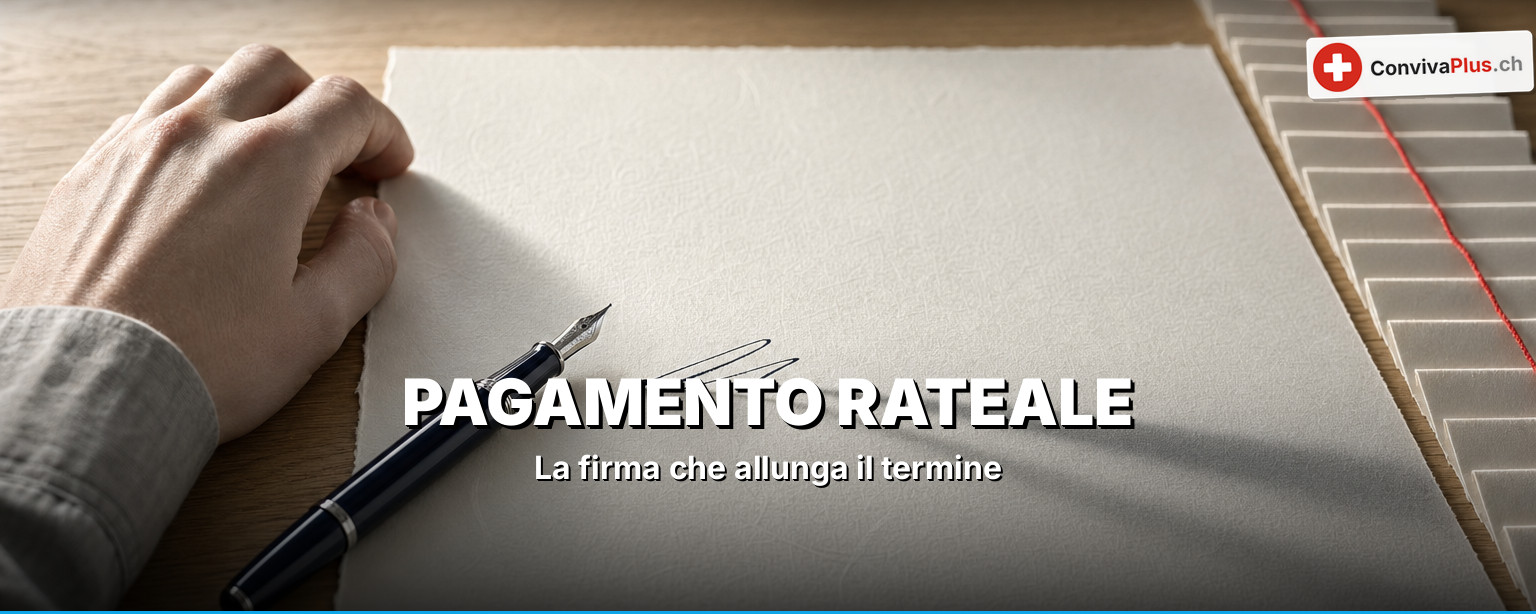 Accordo di pagamento rateale Svizzera: modello Word e PDF con orologio della prescrizione