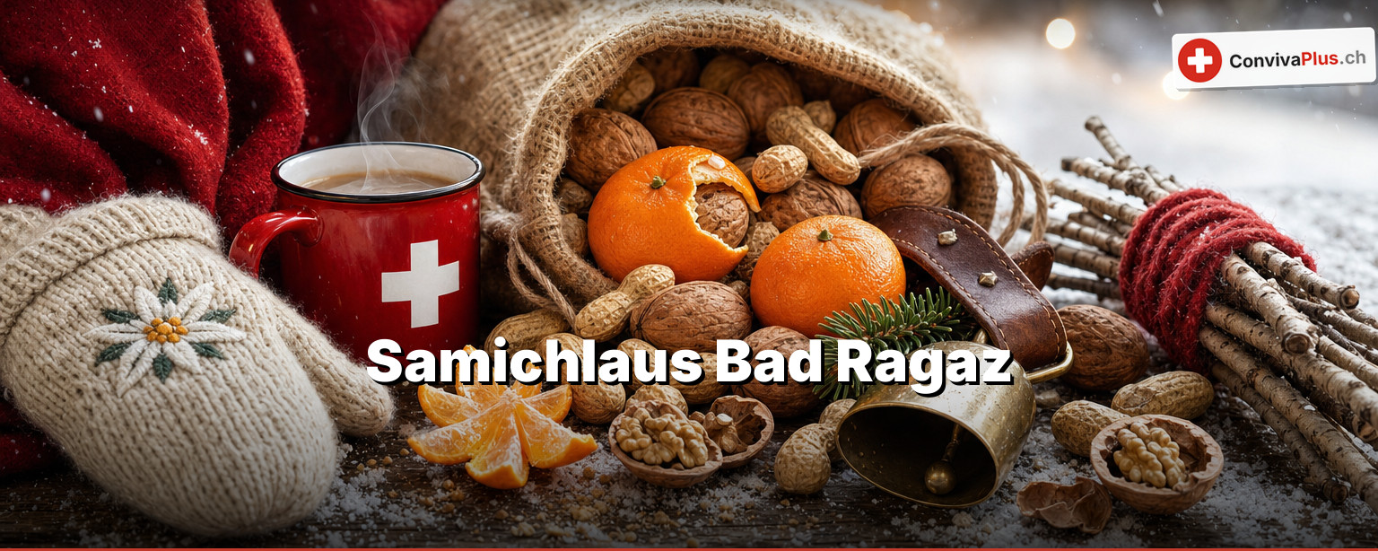 Samichlaus-Einzug Bad Ragaz: Ein Bischof und vierzig Samichläuse ziehen durchs Dorf