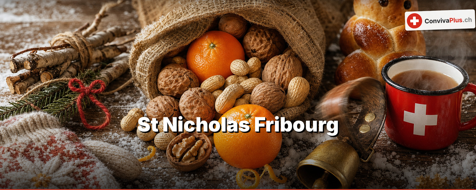 Saint-Nicolas in Fribourg: the city's patron on a donkey — and a speech that reviews the year