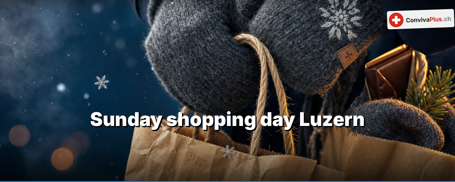 Sunday shopping in Lucerne: two a year — and one of them must be in December