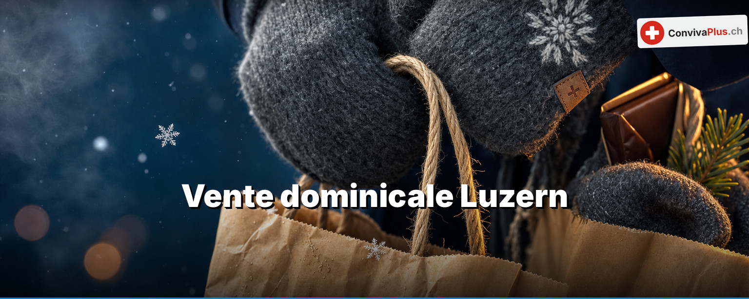 Ouverture dominicale à Lucerne : deux par an — et l'une doit être en décembre
