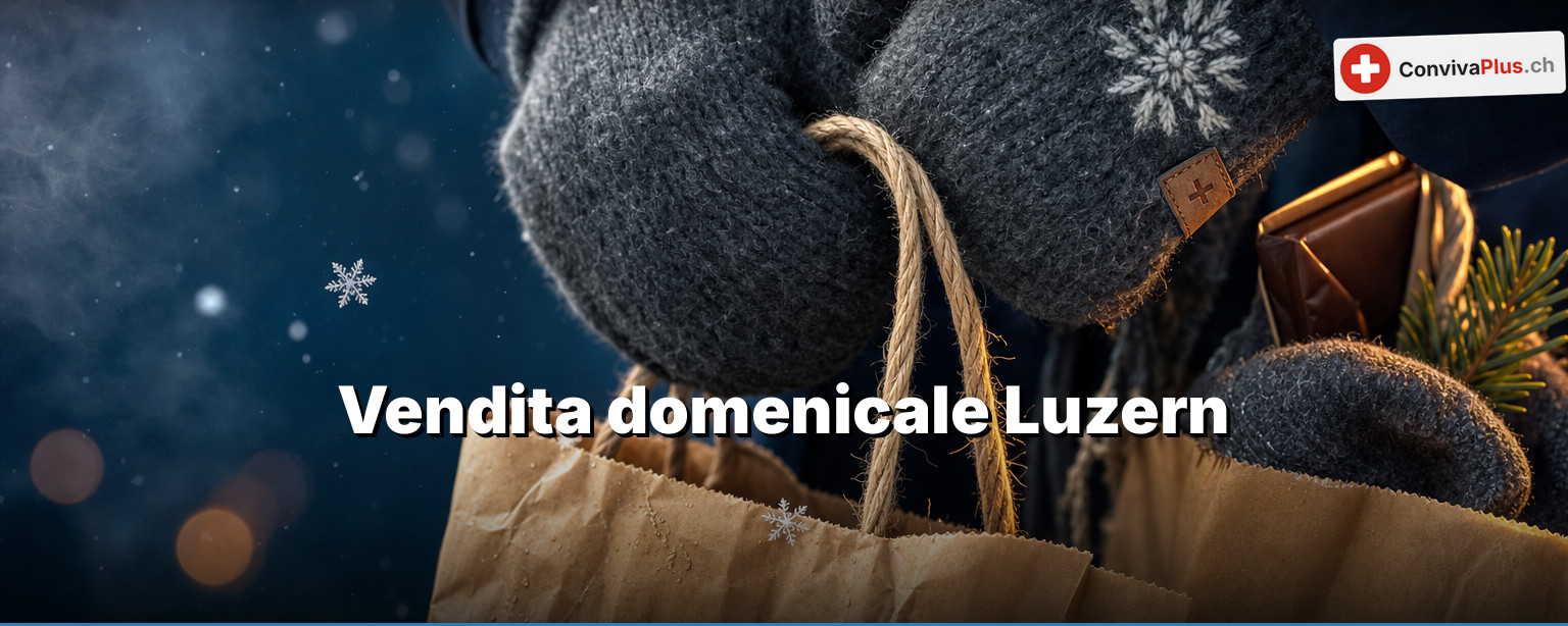 Apertura domenicale a Lucerna: due all'anno — e una deve essere in dicembre