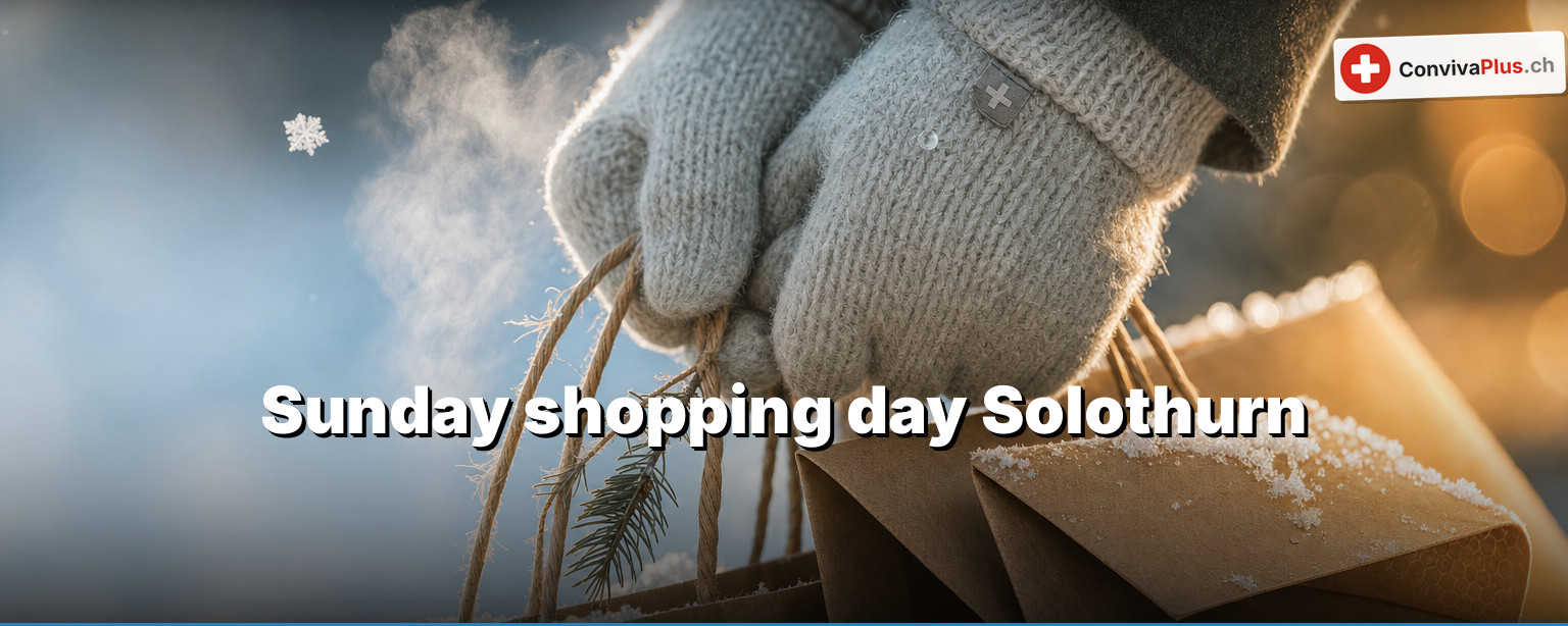 Sunday shopping in Solothurn: the date is not in the gazette, it is in the act