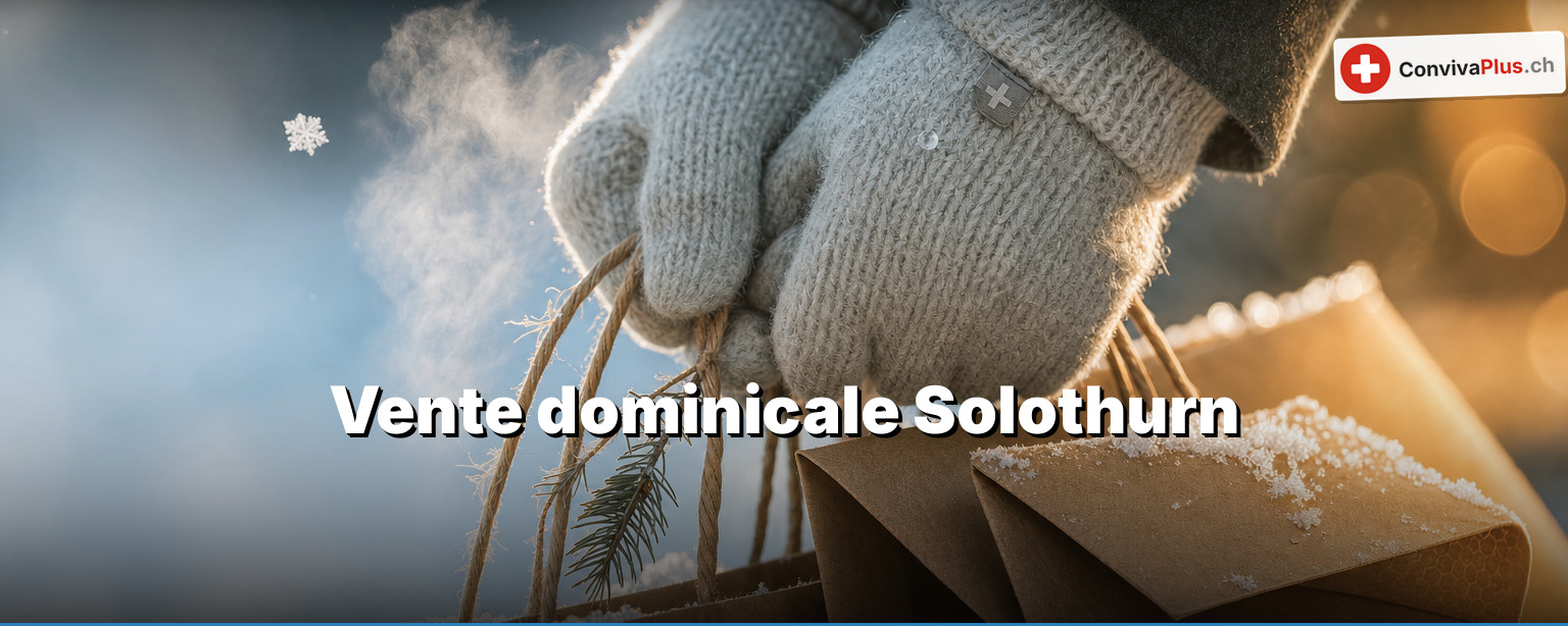 Ouverture dominicale à Soleure : la date ne figure pas à la Feuille officielle, elle figure dans la loi
