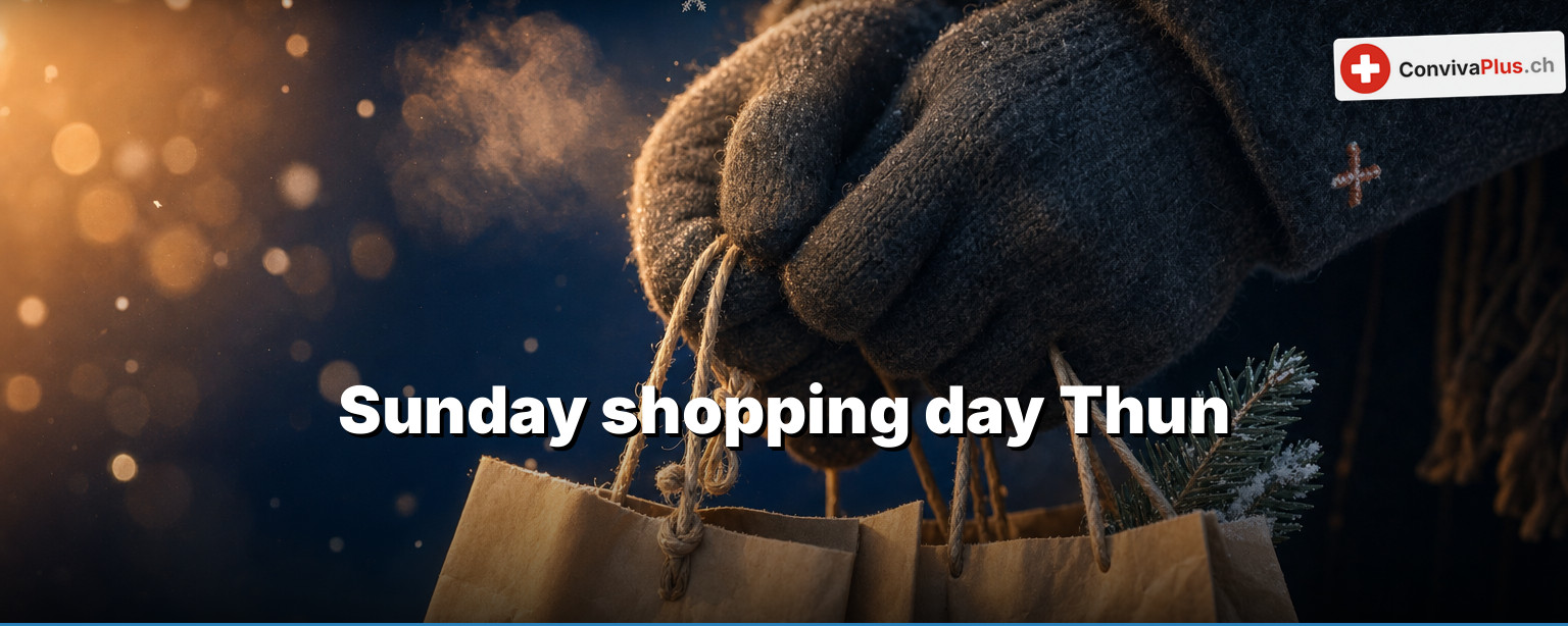 Sunday shopping in Thun: one of the four dates is not a Sunday at all