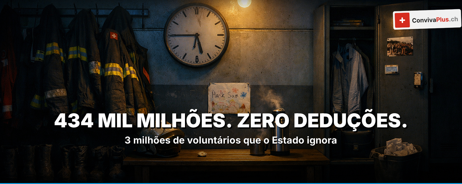 Dedução fiscal voluntariado 2026: a amarga verdade para 3 milhões de voluntários