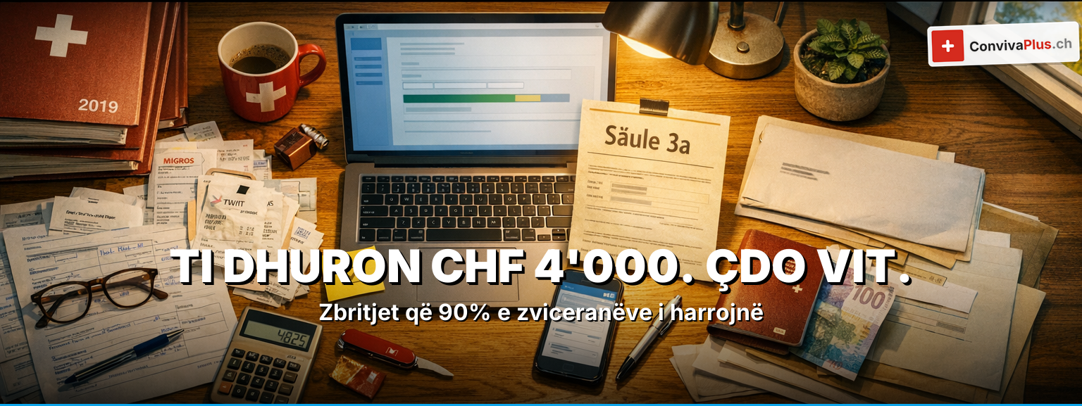 Deklarata tatimore Zvicër 2026 – udhëzues me afate, zbritje dhe kalkulatorë