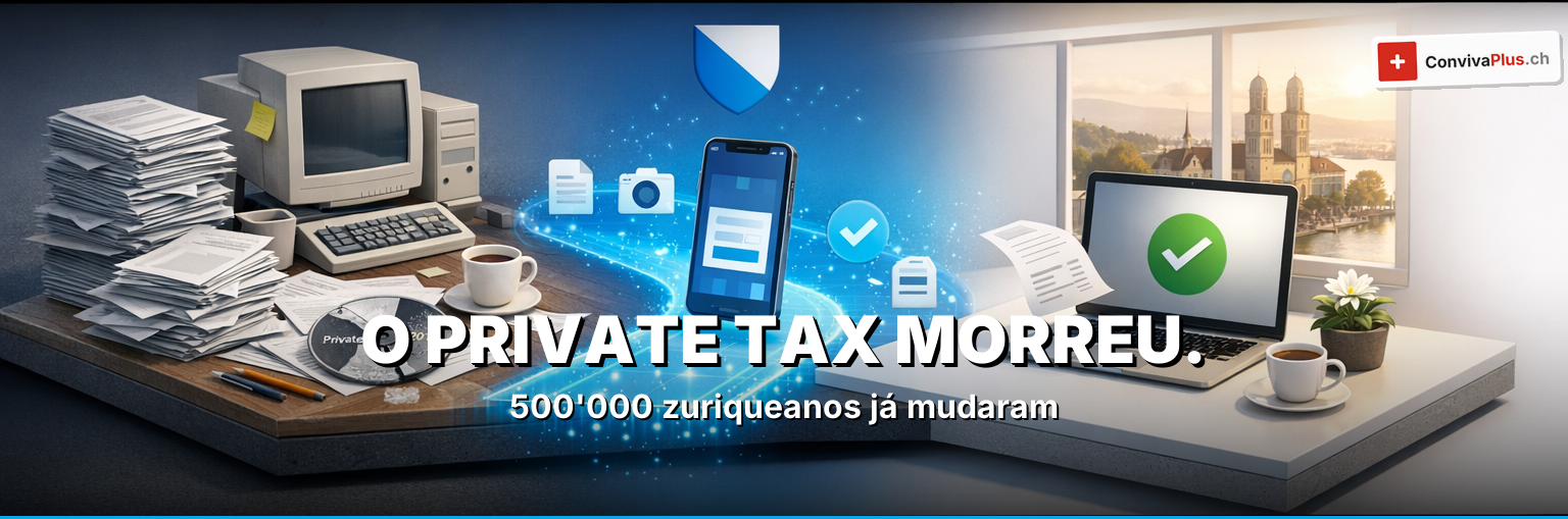 Declaração de impostos online Zurique 2026: ZHprivateTax passo a passo