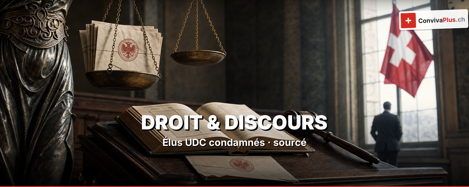 Parti de l'ordre, dossiers internes : les élus UDC condamnés définitivement au banc d'essai