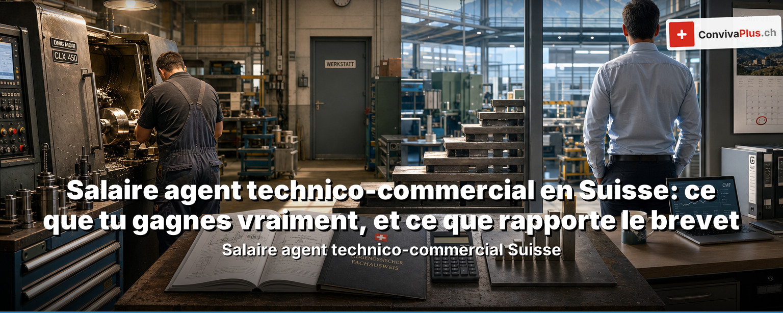 Salaire agent technico-commercial en Suisse: ce que tu gagnes vraiment, et ce que rapporte le brevet