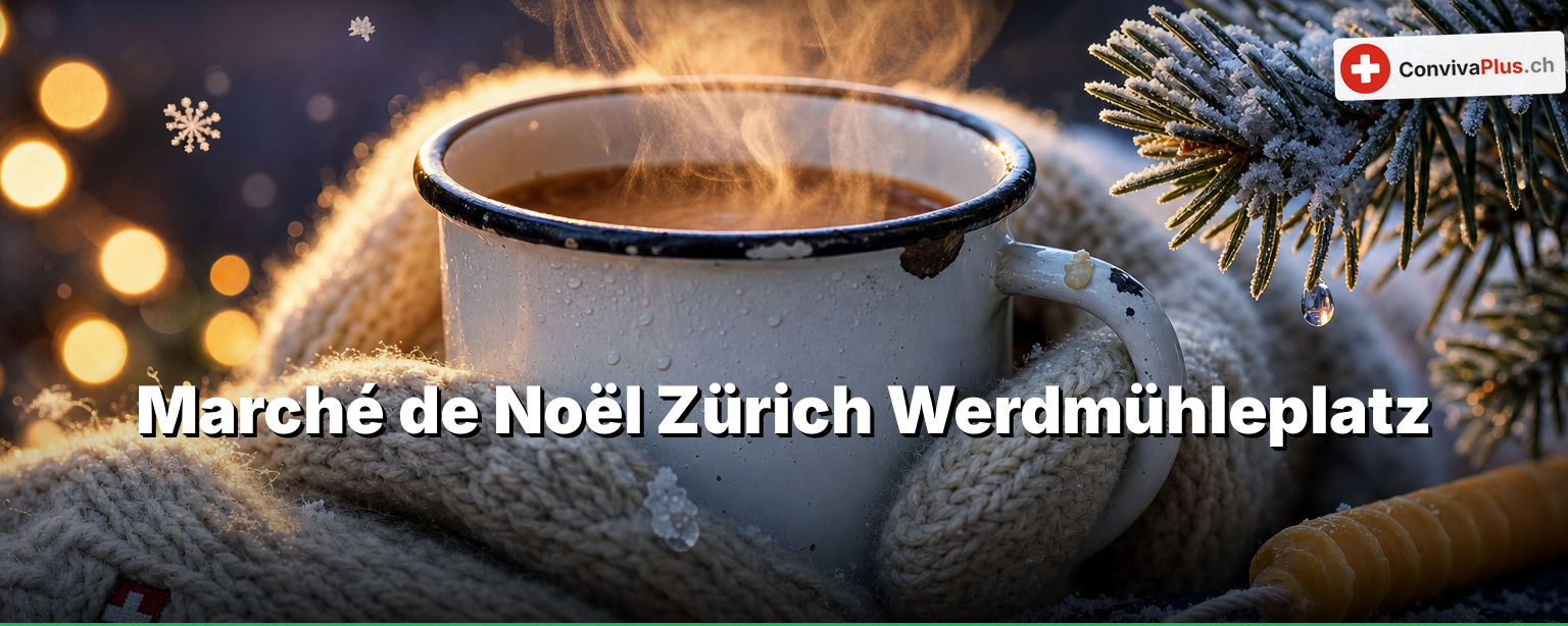 Marché de Noël de la Werdmühleplatz : là où l'heure décide de tout