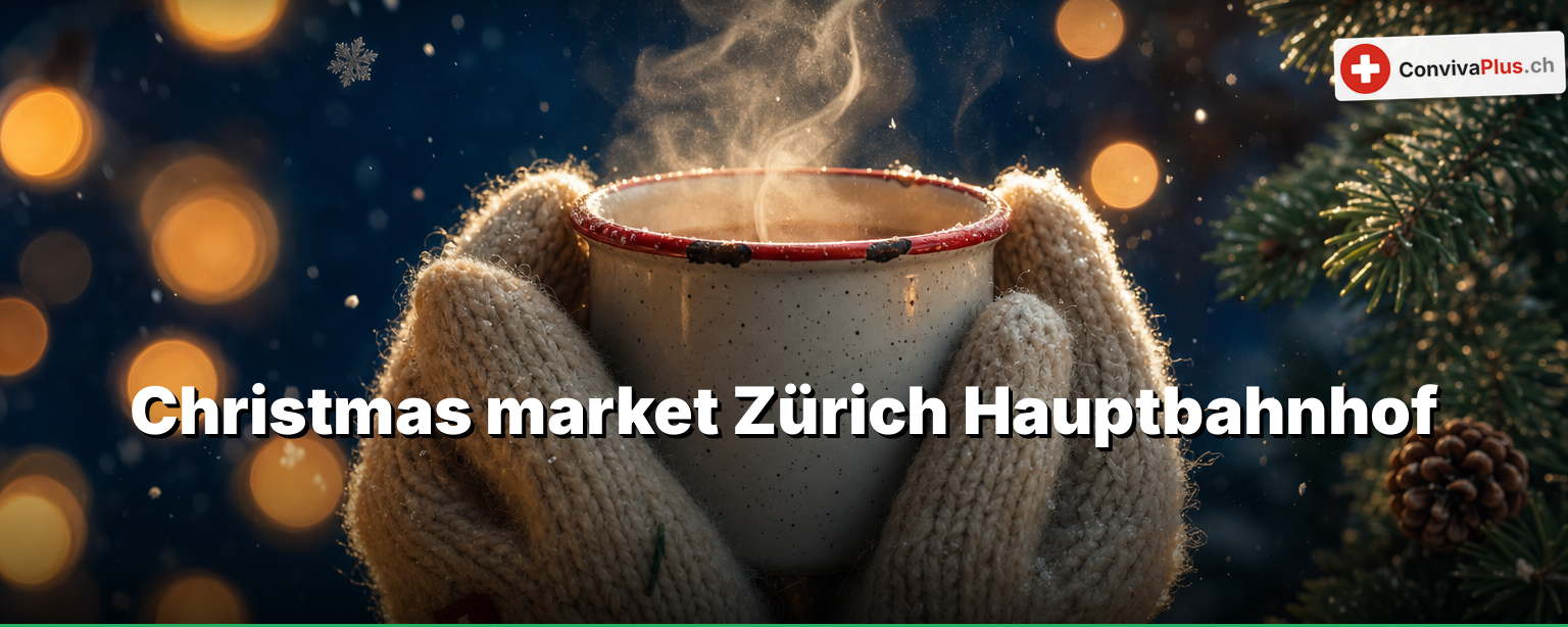 Zurich HB Christmas market: the only one the weather cannot touch