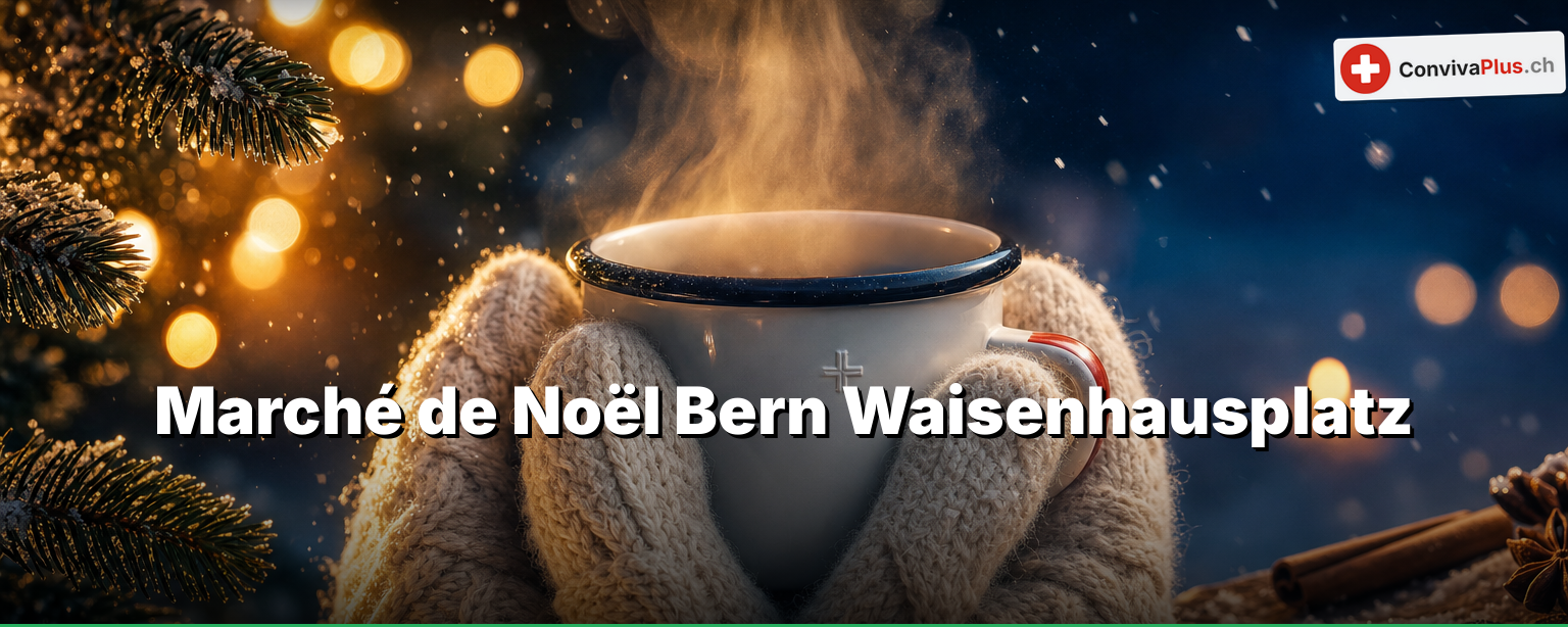 Marché de Noël de Berne, Waisenhausplatz : le seul qui continue dans la nouvelle année
