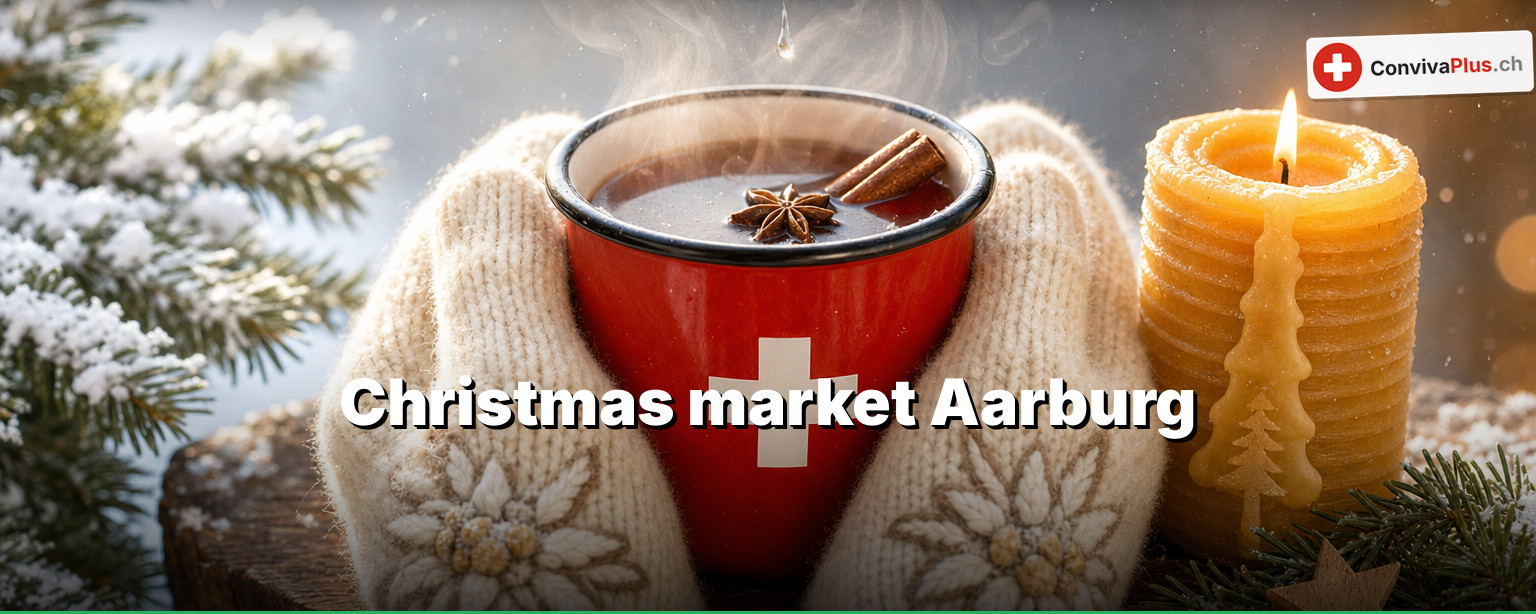 Aarburg leuchtet: a market on two levels and floating lights on the Aare